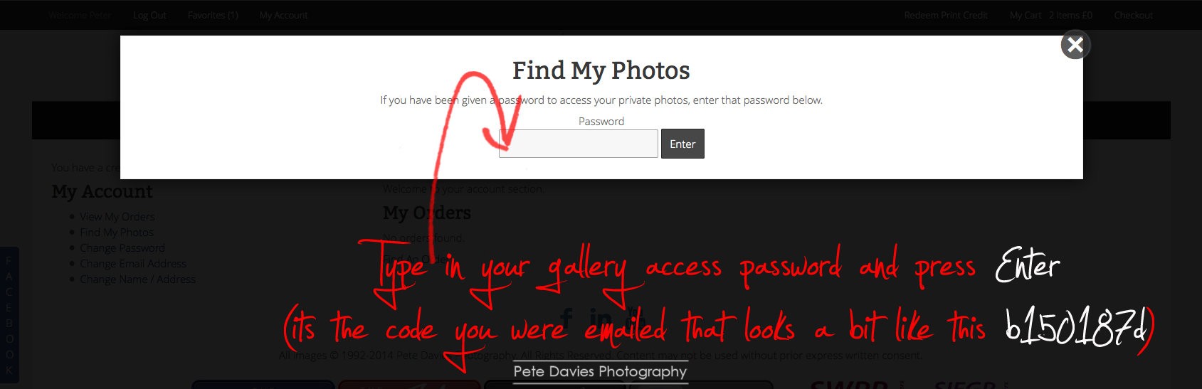 Gallery Instructions