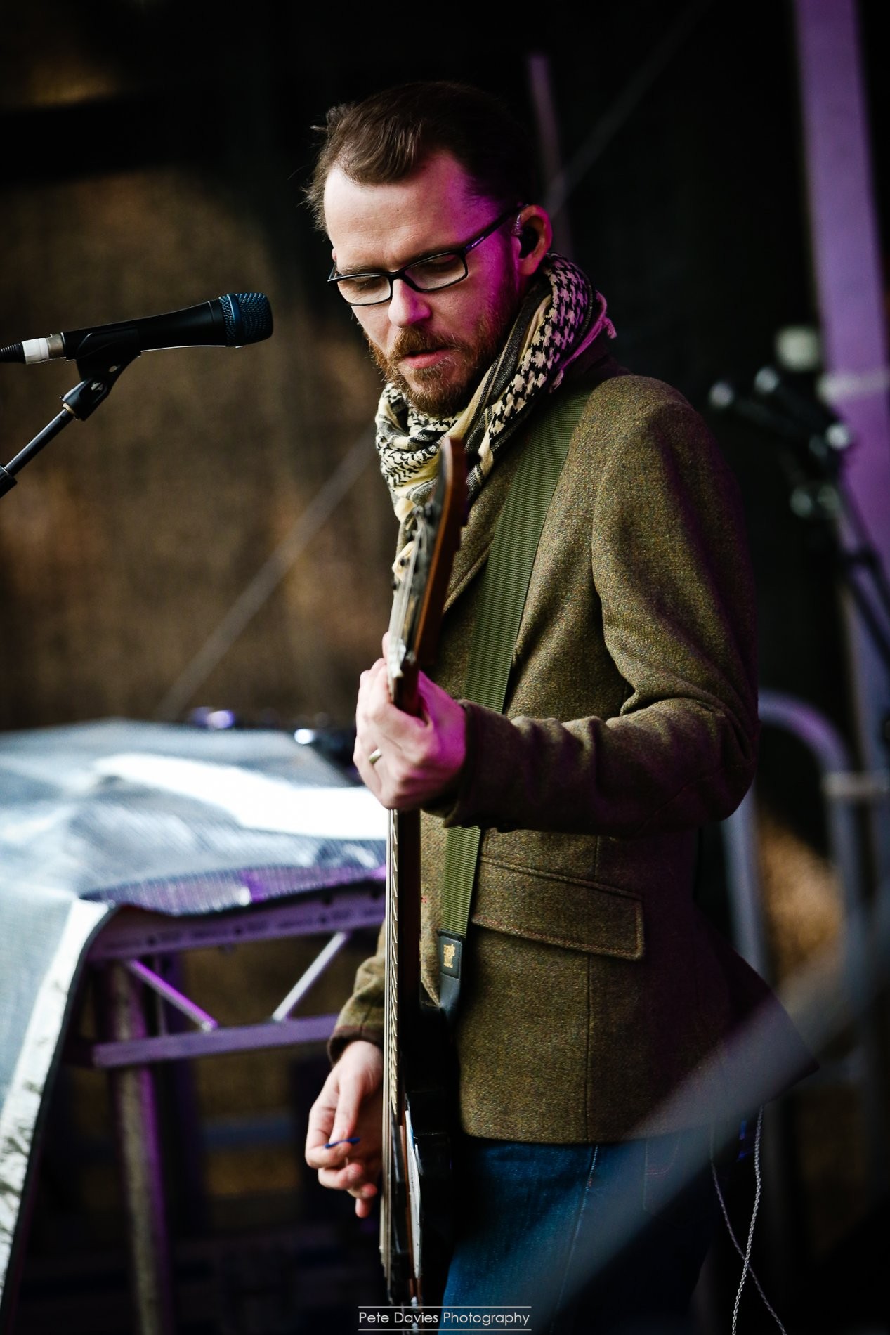 On stage with Scouting for Girls! 
