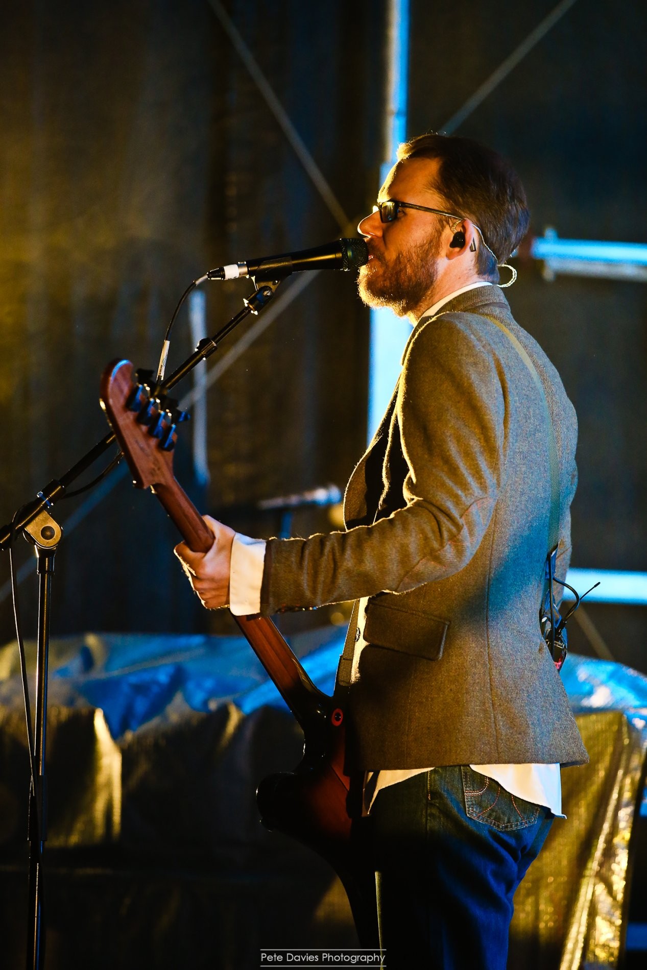 On stage with Scouting for Girls! 