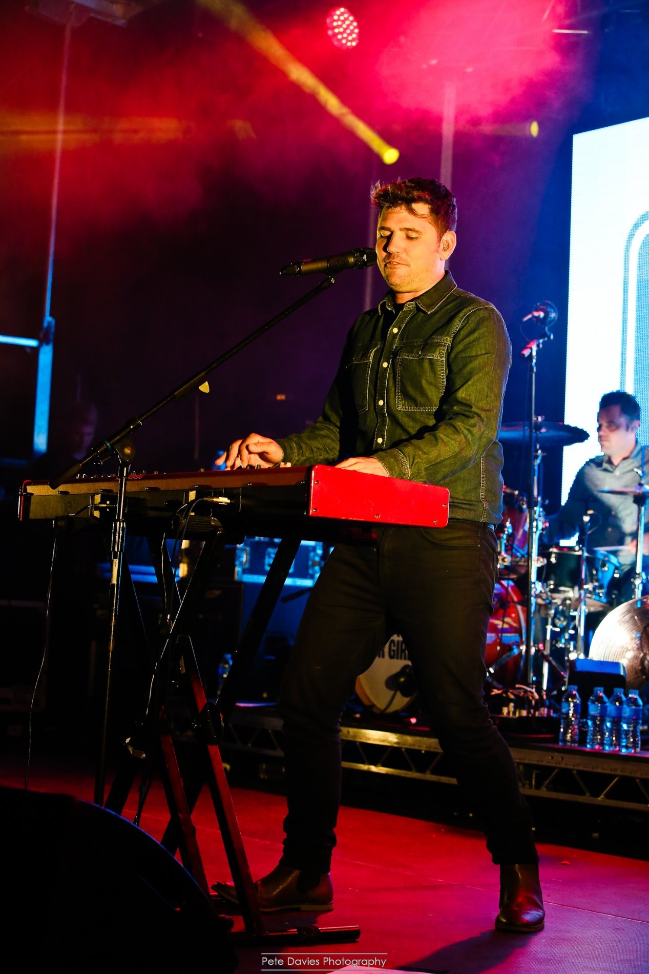 On stage with Scouting for Girls! 