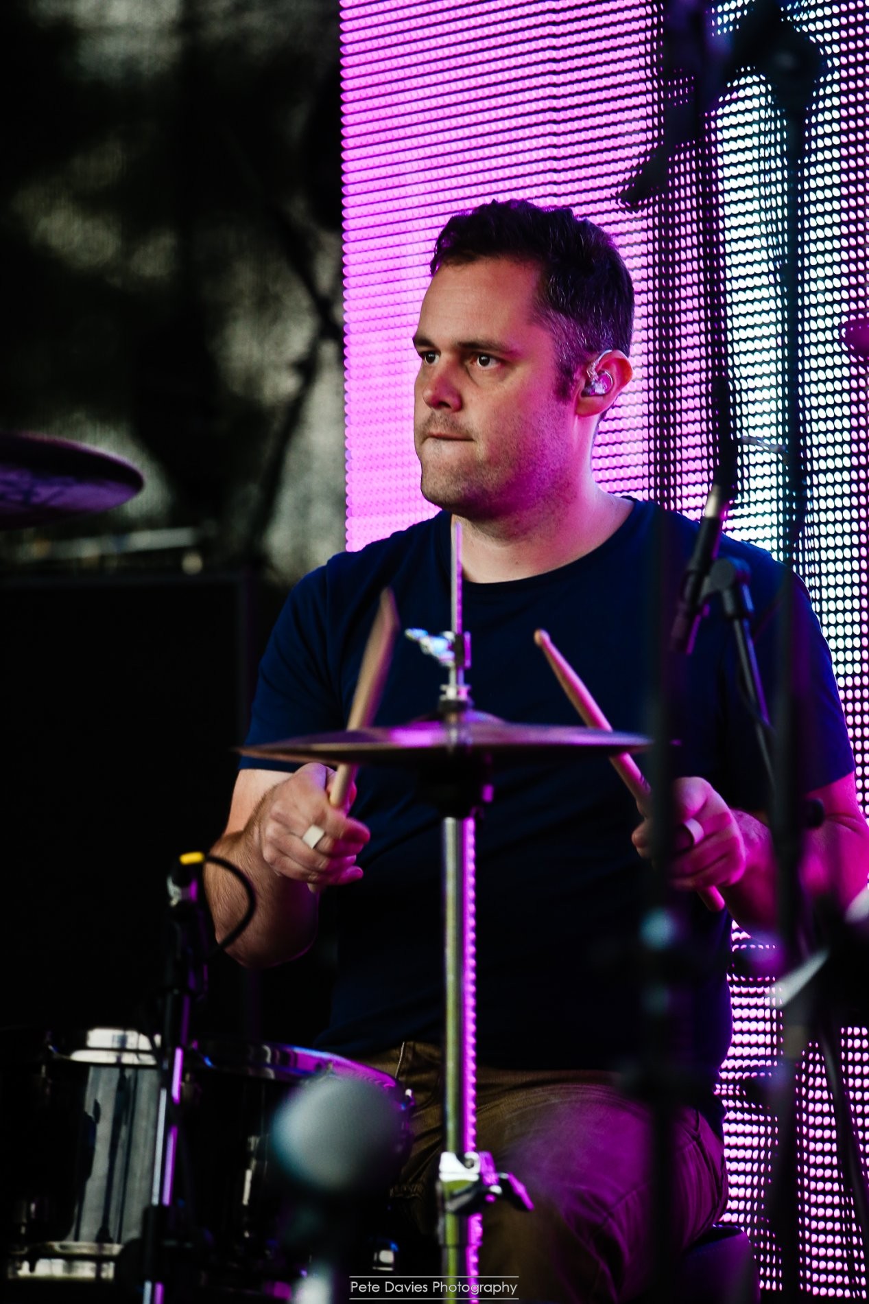 On stage with Scouting for Girls! 