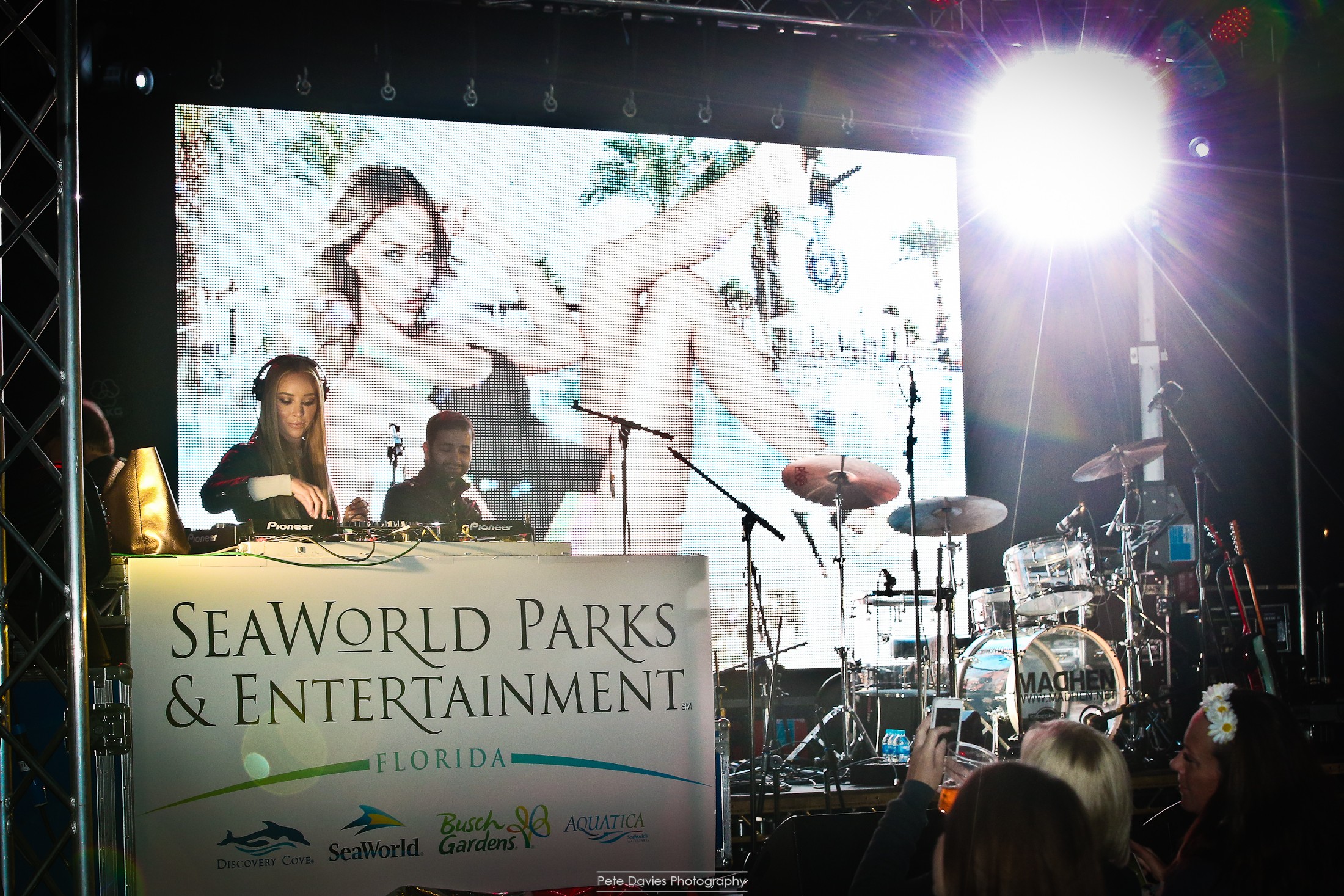 DJ Lauren Pope on the decks 